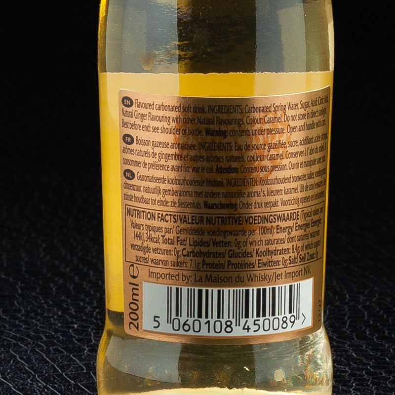 Premium ginger ale tonic 20cl Fever Tree  Limonades, limes et tonics