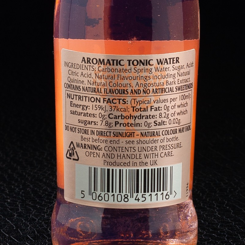 Tonic water 20cl Fever Tree  Limonades, limes et tonics