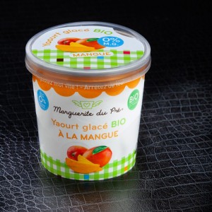 Yaourt glacé mangue Marguerite du pré  Glaces en pots