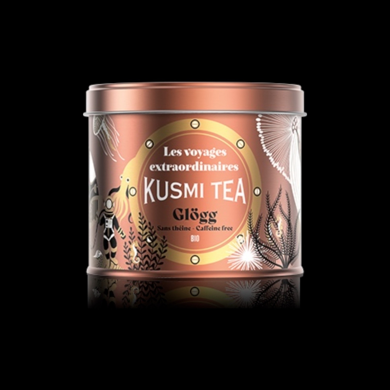 Glogg bio 2025 boite métal 125g Kusmi Tea  Thé noir