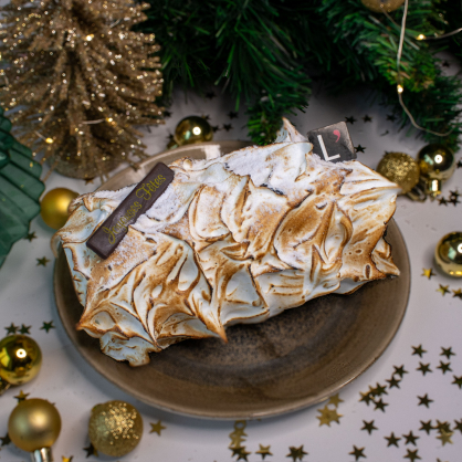 Bûche citron meringuée 10p (Disponible en 24h)  Pâtisseries à partager