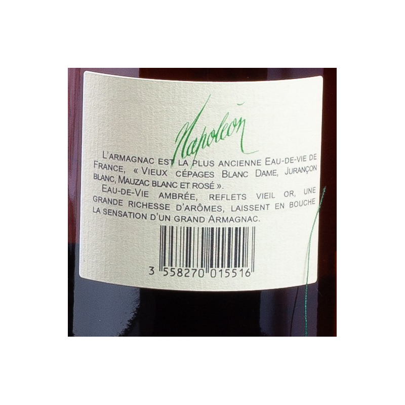 Bas Armagnac Napoleon 10 ans Domaine Gaston Legrand 40% 70cl  Armagnacs