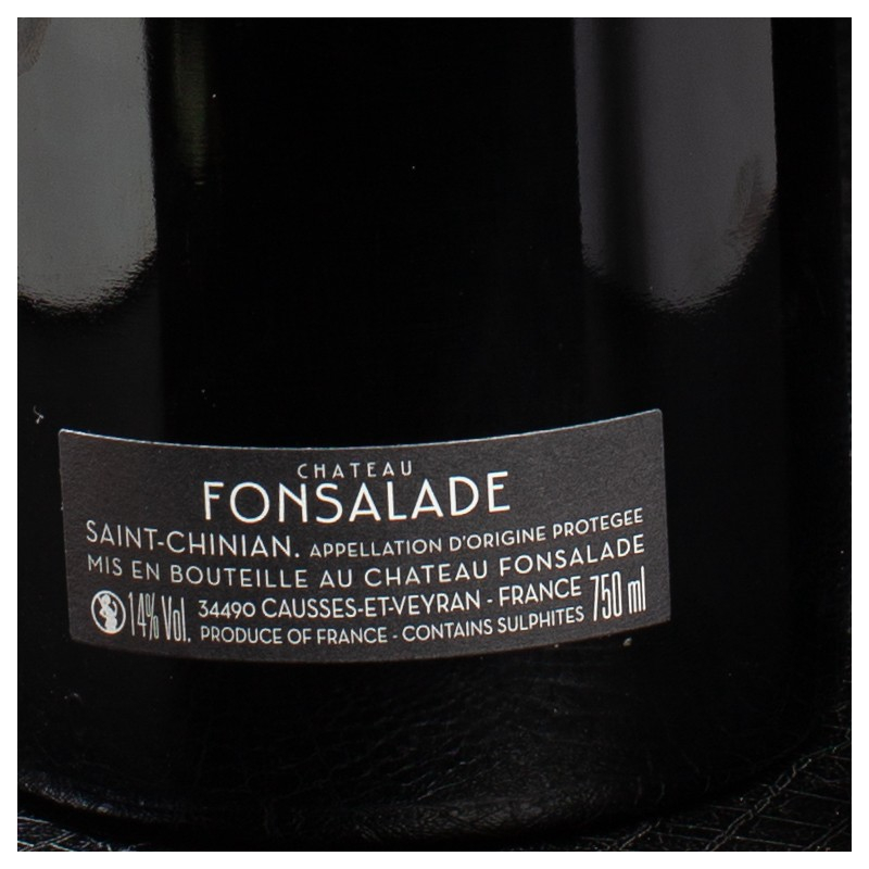 Saint-Chinian 2015/2018 Château Fonsalade 75 cl  Vins rouges