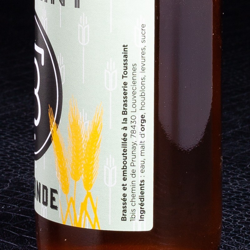 Bière blonde 33cl Toussaint  Bières blondes