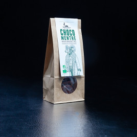 Biscuit choco menthe 140g La Pierre Qui Tourne  Biscuits