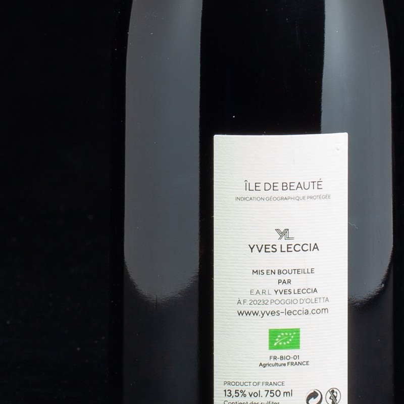 NPT - Vin rouge IGP Île de Beauté 2019 Domaine Yves Leccia 75cl  Accueil