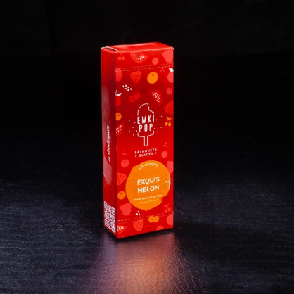 Glace exquis melon Emki Pop  Glaces en bâtonnets et cornets