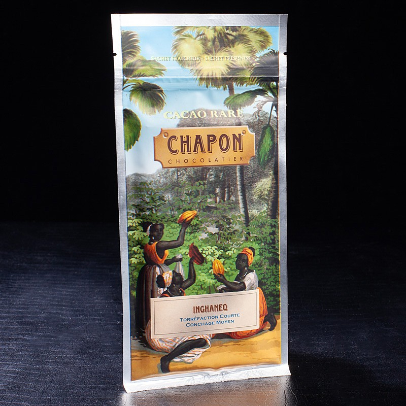 Tablette chocolat noir Inghaneq Chapon 75g  Tablettes de chocolat