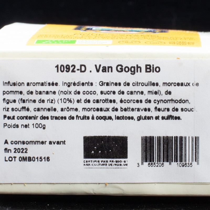 Infusion Van Gogh bio 100g Maison Bourgeon  Infusions et tisane