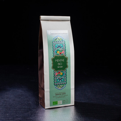 Thé vert menthe bio 100g Maison Bourgeon  Thé vert