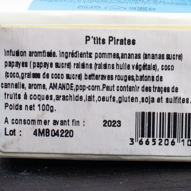 Infusion p'tits pirates 100g Maison Bourgeon  Infusions et tisane