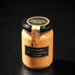 Moutarde au piment d'Espelette Atelier Turenne 150g  Moutarde