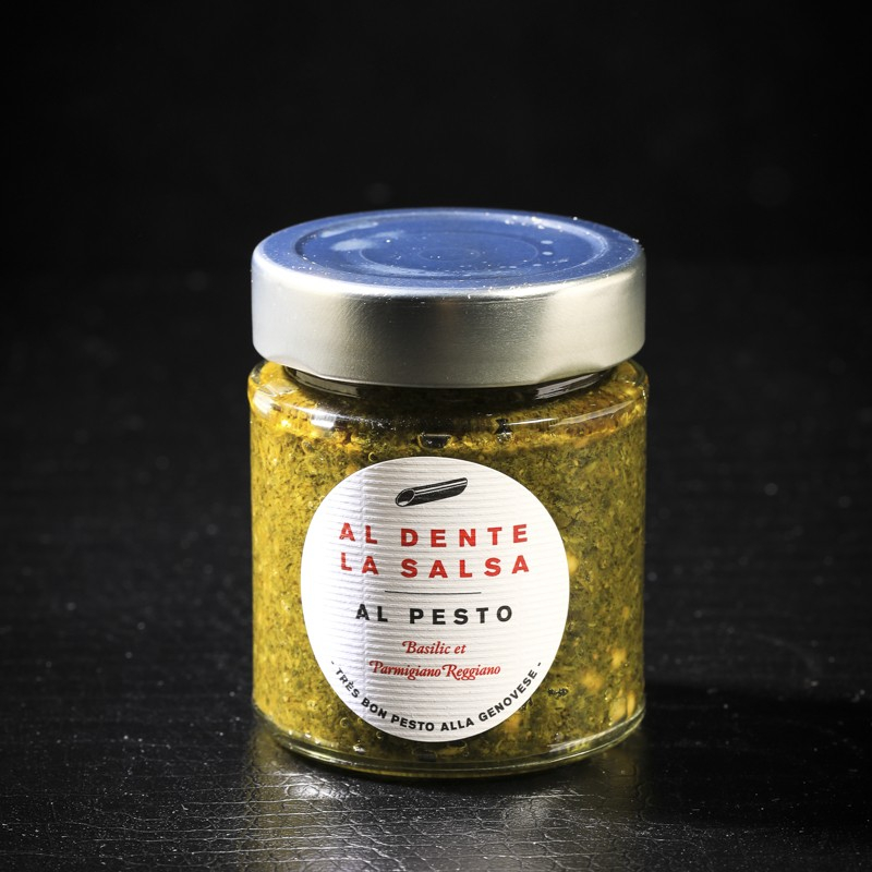 Sauce pesto au basilic et parmesan 135g Al Dente La Salsa  Sauces chaudes