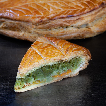 Galette abricot pistache à la part  Nos galettes