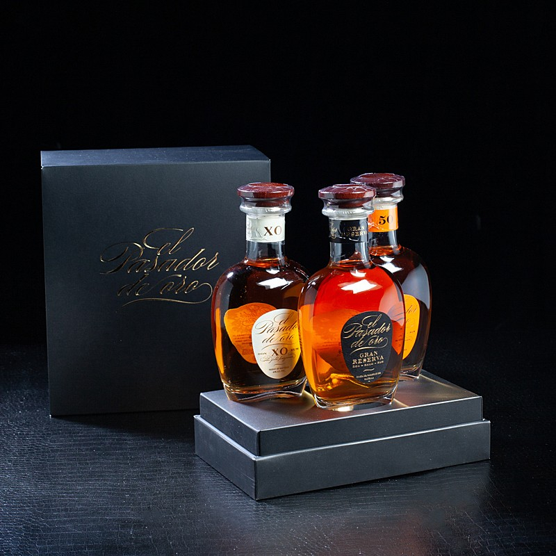 Coffret Rhum El Pasador de Oro 3x20cl  Cave à rhums