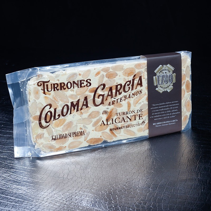 Turron nougat d'alicante 200g Coloma Garcia  Turron