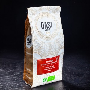 Colombie café bio grains Dasi Frères 250g  En grain et moulu
