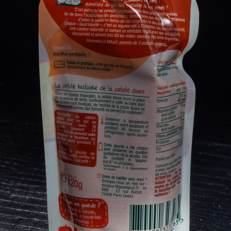 NPT - Patate douce Good Goût  Déjeuners et repas