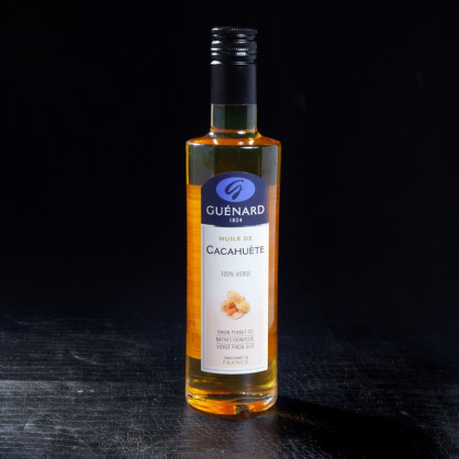 Huile de cacahuètes 100% vierge 25cl Guénard  Huiles