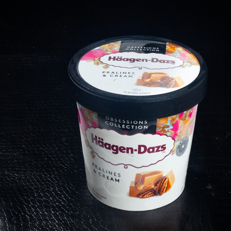 Glace en pot praline 460ml Häagen-Dazs  Glaces