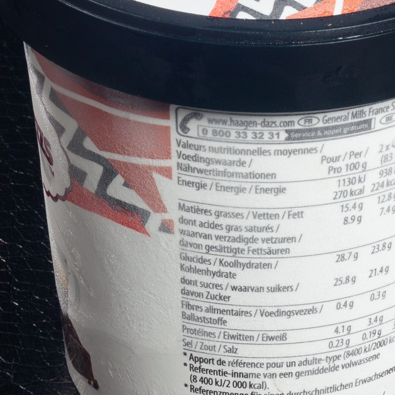 Glace en pot brownie macchiato 460ml Häagen-Dazs