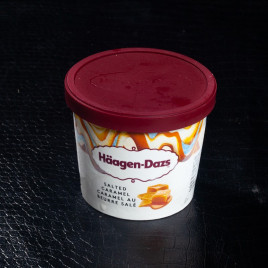 Glace en pot caramel beurre salé 95ml Häagen -Dazs