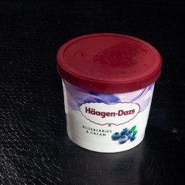 Glace en pot Bluberries & cream 95ml Häagen-Dazs