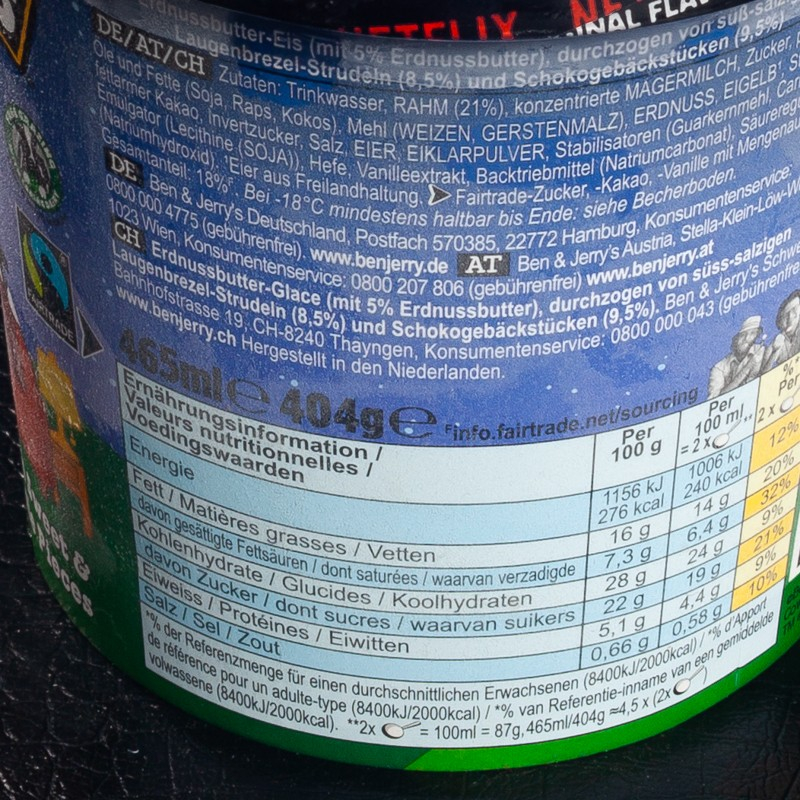 Glace en pot Netflix & Chill Ben & Jerry's 465ml