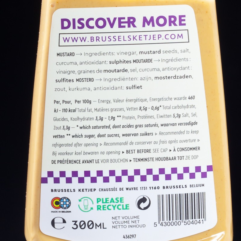 Sauce mostoed 300g Brussels Ketjep  Moutarde
