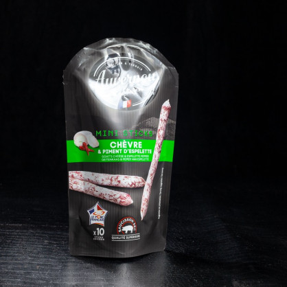 Mini sticks chèvre & piment d'Espelette Auvernou 100g