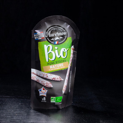 Mini sticks nature Bio Auvernou 80g