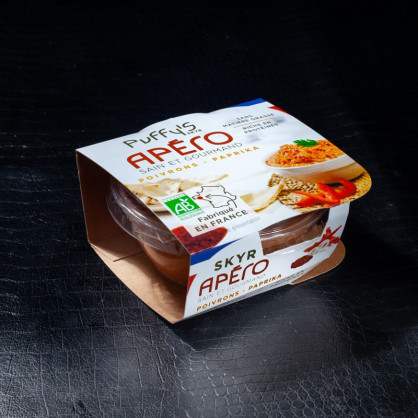 Apéro poivrons & paprika Bio Skyr Puffy's 130g