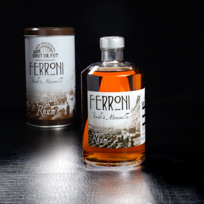 Rhum Ferroni brut fût Jamaïque 50cl  Cave à rhums