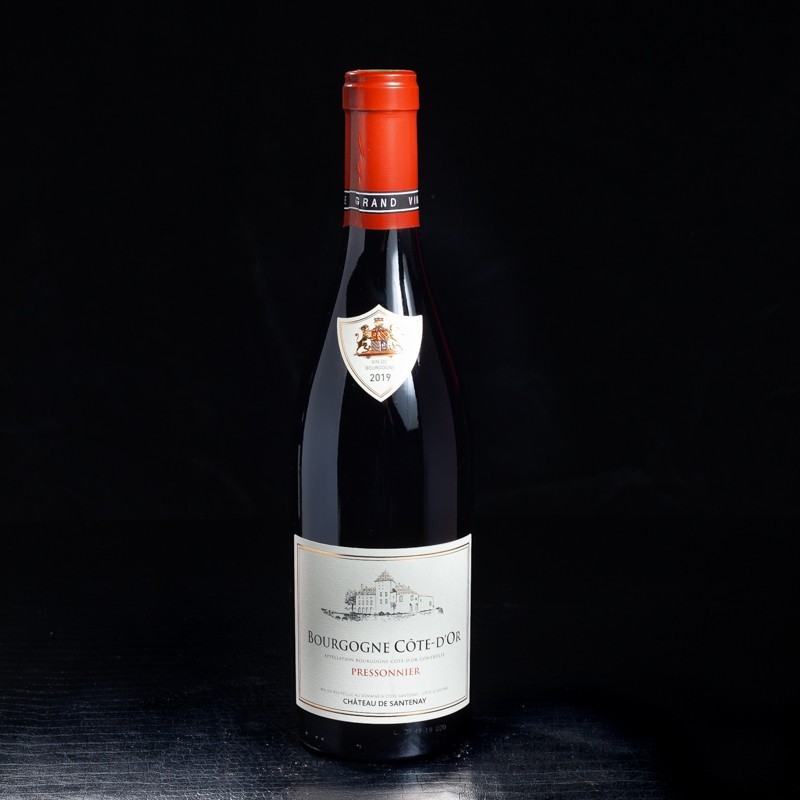 Vin rouge Bourgogne Côte-D'or Pressonnier 2019 Château de Santenay 75cl