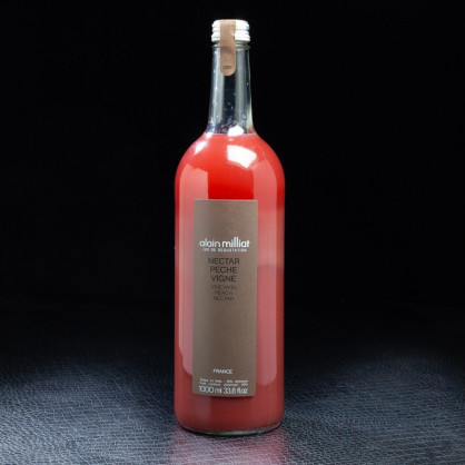 Nectar de pêche de vigne 1L Alain Milliat  Jus de fruits