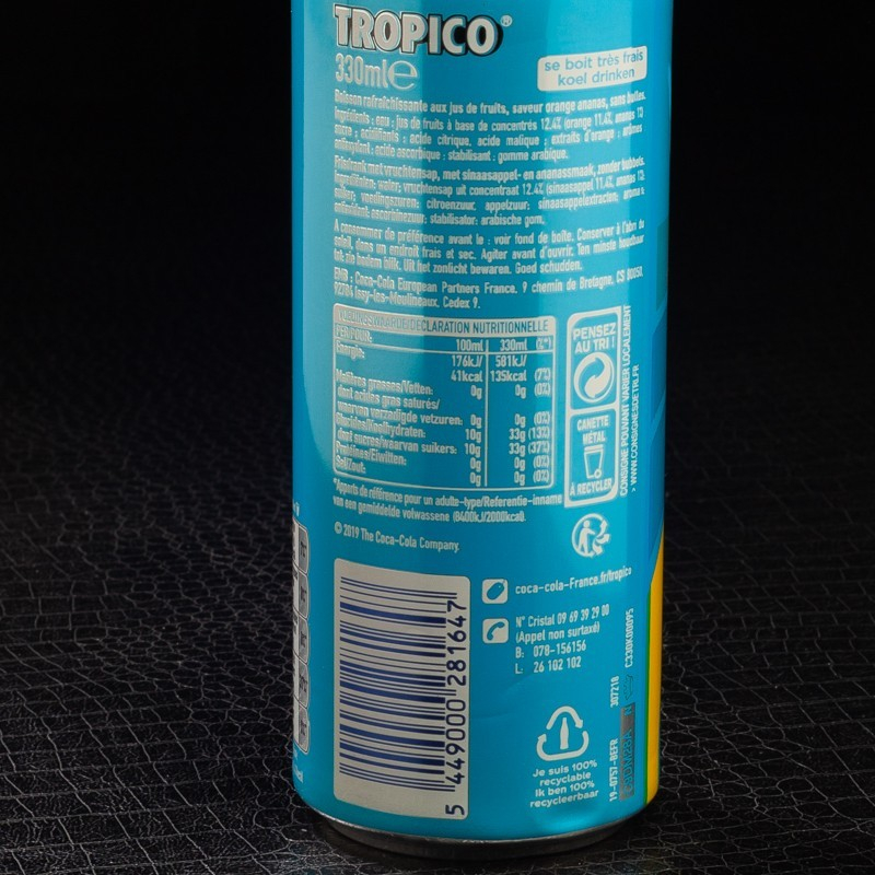 L'original exotique 33cl Tropico  Sodas