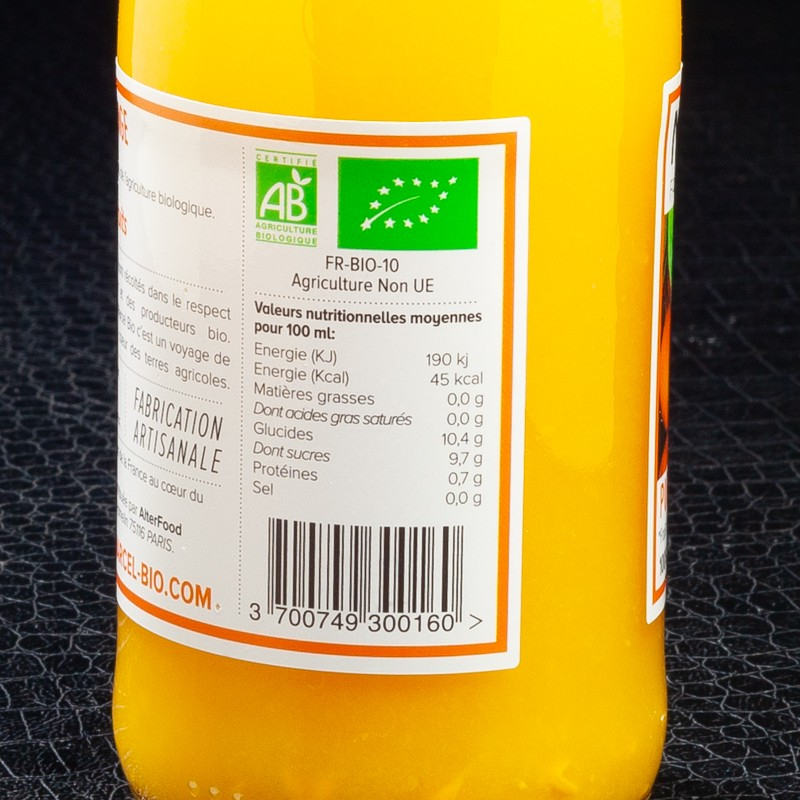 Jus d'orange 25cl Marcel Bio  Jus de fruits