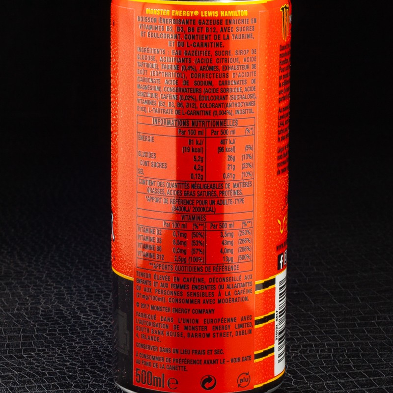 Monster Lewis Hamilton 50cl  Boissons énergisantes