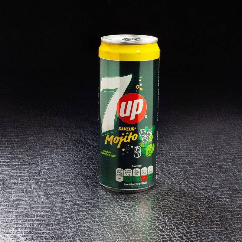 7 Up mojito 33cl  Boissons gazeuses