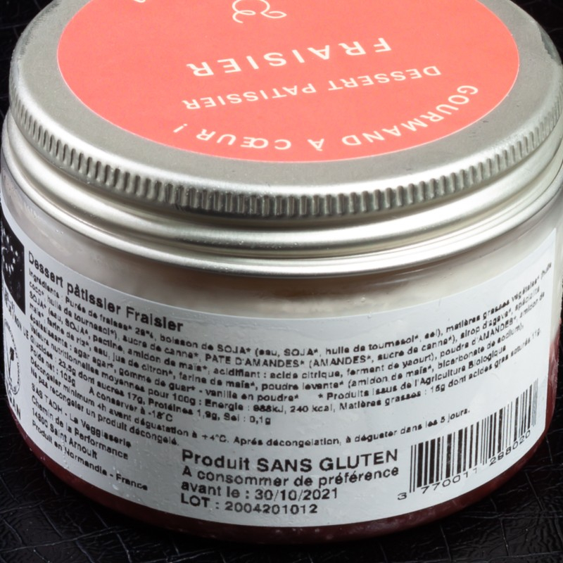 Dessert pâtissier fraisier La Veggisserie