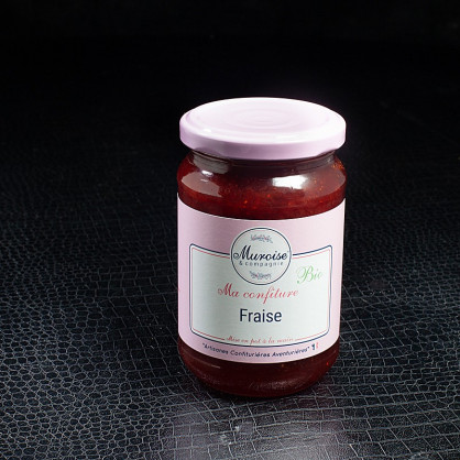 Confiture fraise bio 350g Muroise  Confitures