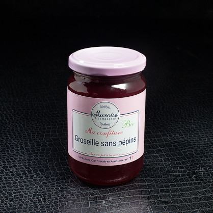 Confiture groseille sans pépins 350g Muroise  Confitures