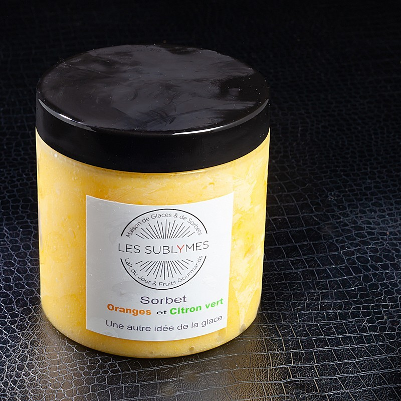 Glace oranges et citron vert Les Sublymes 500ml  Glaces