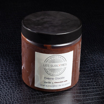 Glace vanille et chocolat salé Les Sublymes 500ml