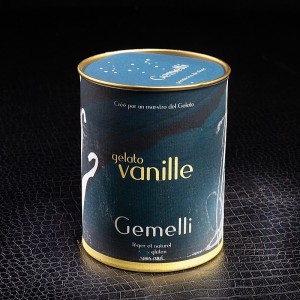 Glace vanille Gemelli 400ml  Glaces