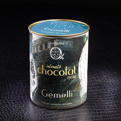 Glace chocolat noir Gemelli 400ml