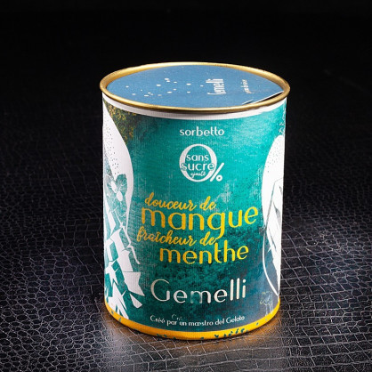 Sorbet mangue et menthe Gemelli 400ml