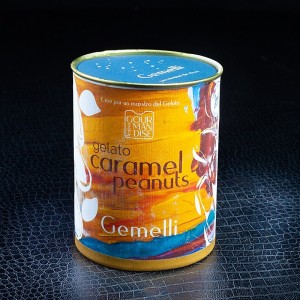 Glace caramel peanuts Gemelli 400ml  Glaces