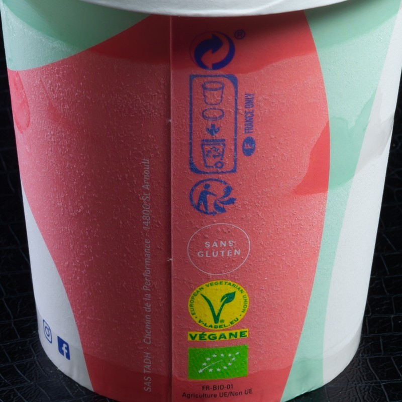 Sorbet mangue coulis passion La Veggisserie 450ml