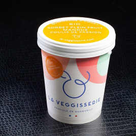 Sorbet mangue coulis passion La Veggisserie 450ml